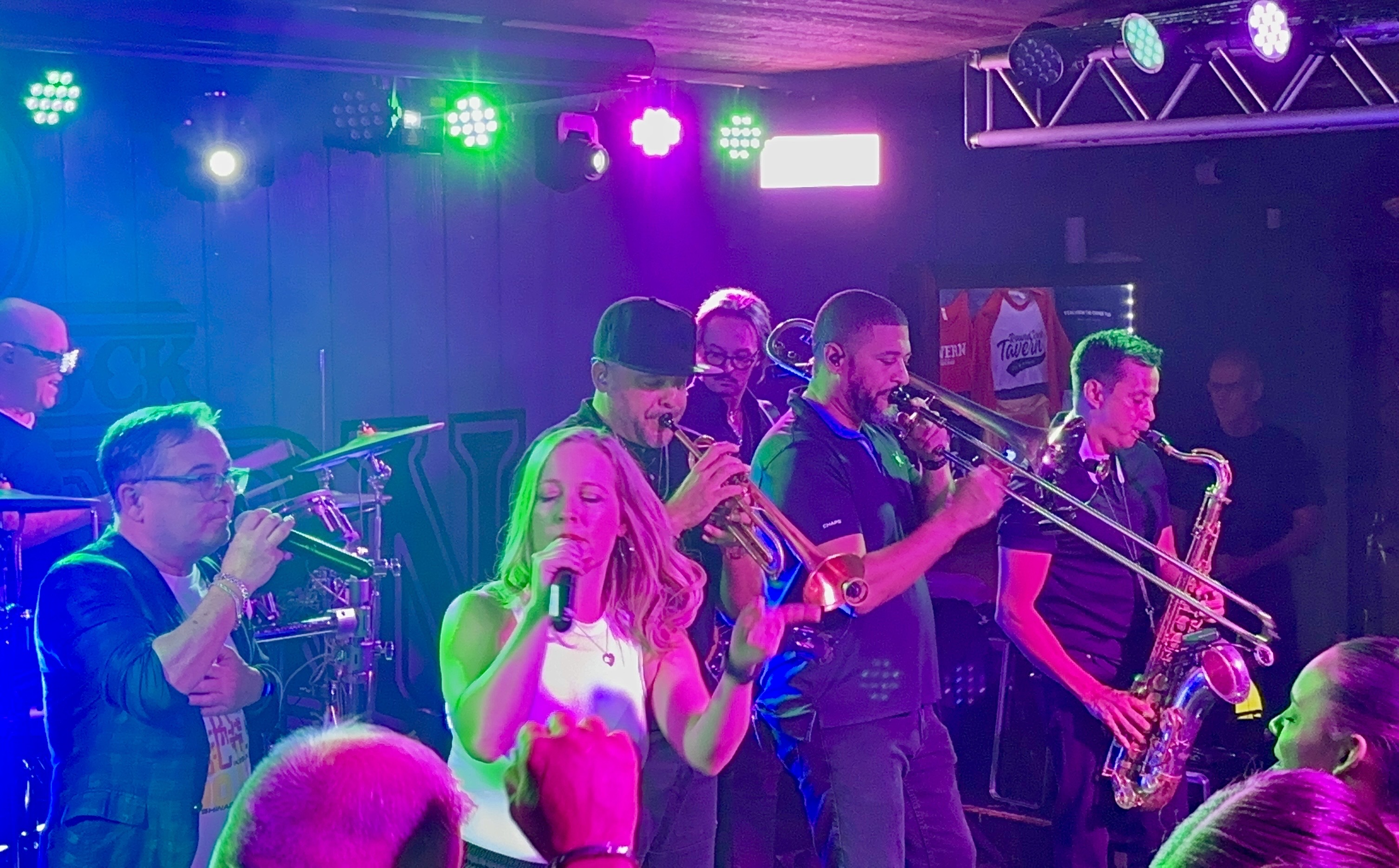 12 Piece Band full horns and extra vocalists