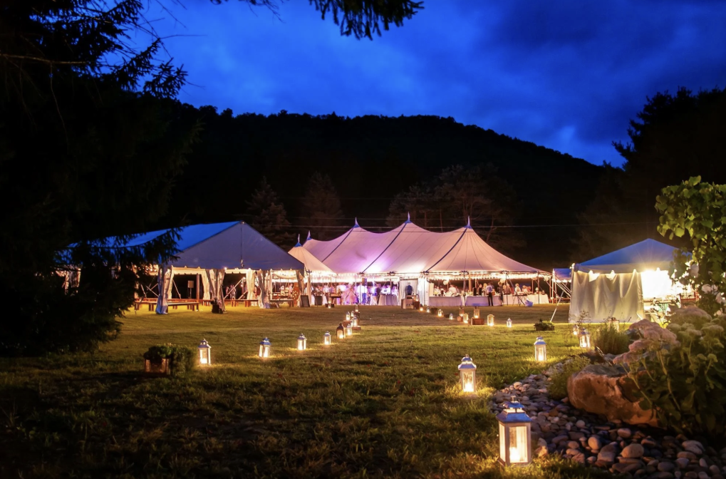 Sailcloth Wedding Tent